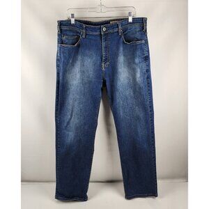 Orvis Jeans Mens 38x30 Blue Straight Leg 5 Pocket Denim